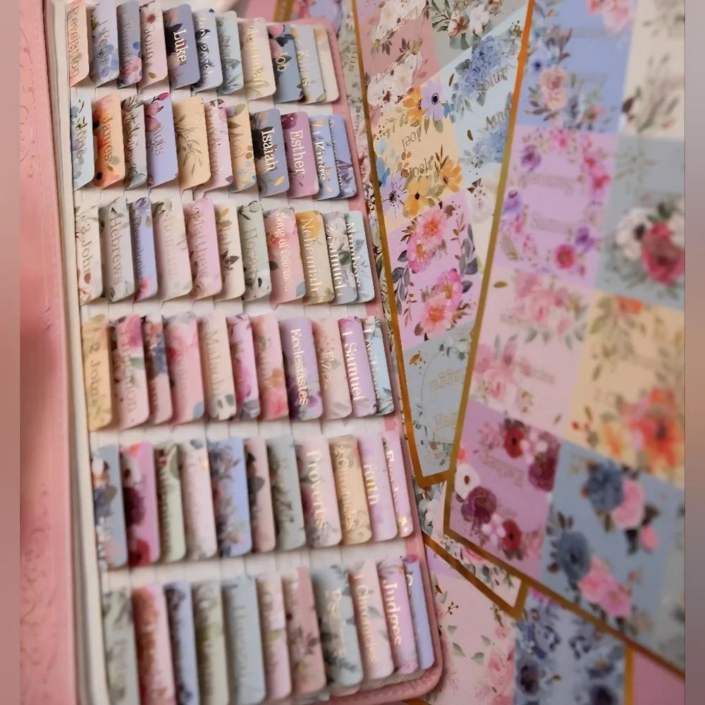 Floral Bible Tabs